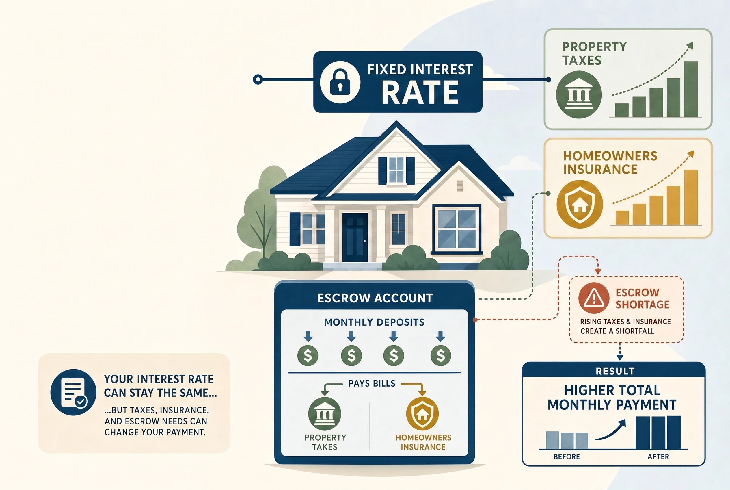 Why Did My Mortgage Payment Go Up If I Have a Fixed Rate