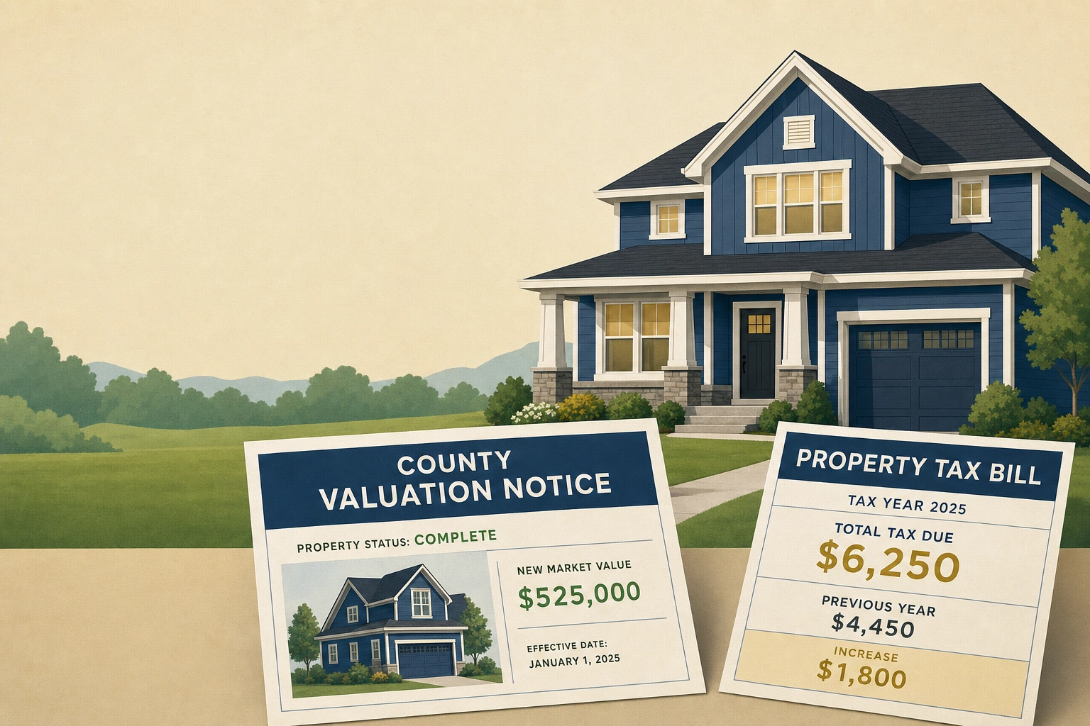 Why Do Property Taxes Increase on a New Construction Home Why Do Property Taxes Increase on a New Construction Home